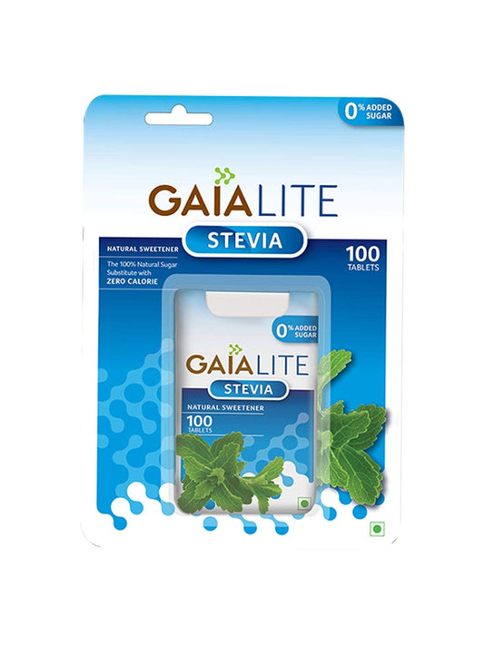 Gaia Lite Stevia Natural Sweetener, 100 Tablets