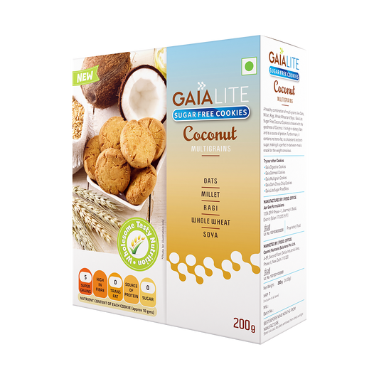 Gaia Lite Sugar free Coconut Cookies – 200g